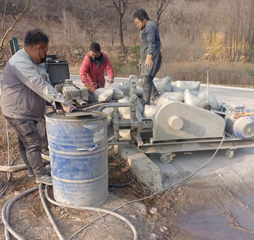 婺源路面下沉注浆